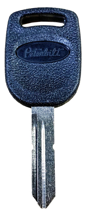 PETERBILT close-up of key head and blank bitting area for precise cutting benefit
