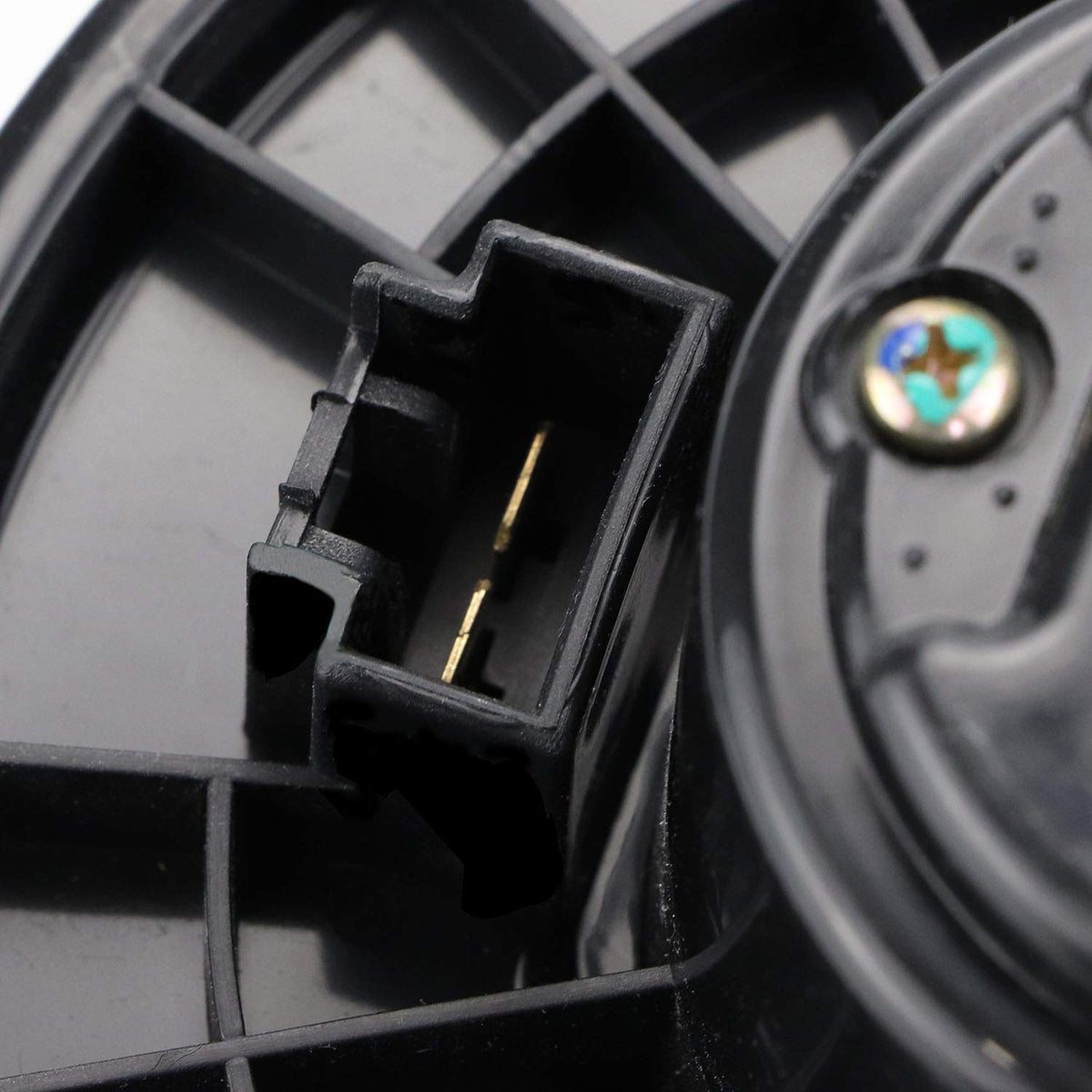 PetMigo blower motor next to ruler for scale, confirms correct Subaru fitment
