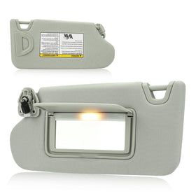 PetMigo left driver sun visor front view showing fit and color benefit
