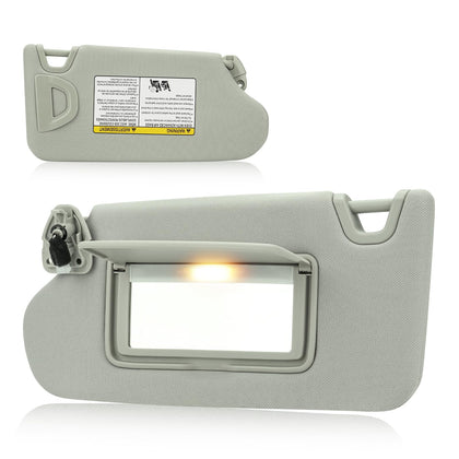 PetMigo left driver sun visor front view showing fit and color benefit
