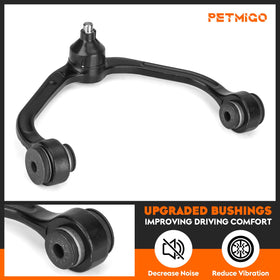 PetMigo sway bar links and lower ball joints laid out emphasizing matched components for balanced handling