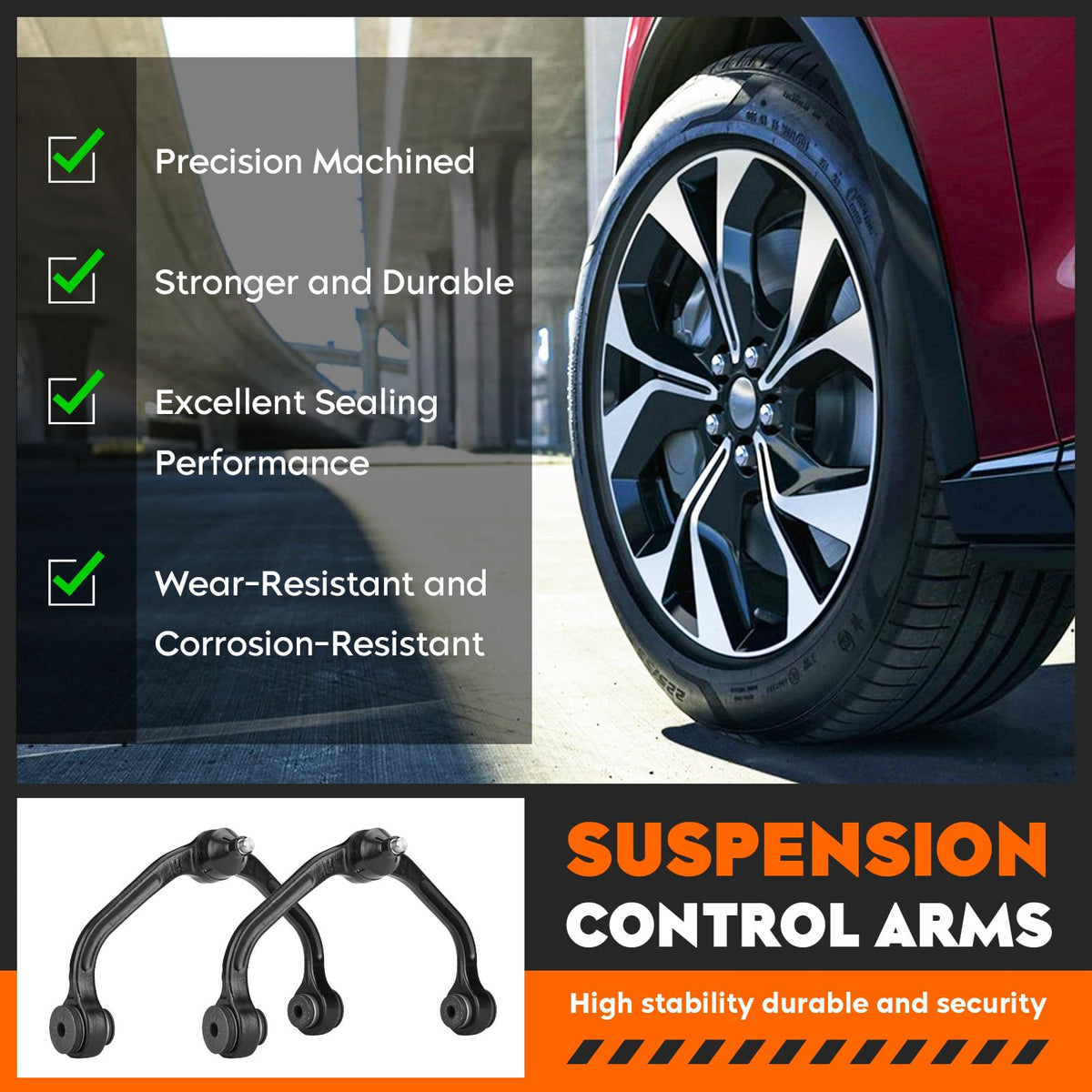 PetMigo inner and outer tie rod ends detail showcasing precision threads for secure steering fitment