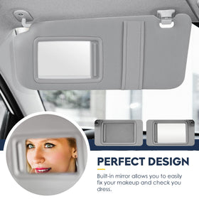 PetMigo visor installed in Camry interior demonstrating correct scale and restored appearance