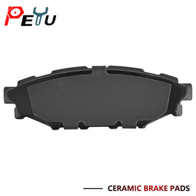 PEYU brake pads in a garage installation setting showing easy swap and professional result