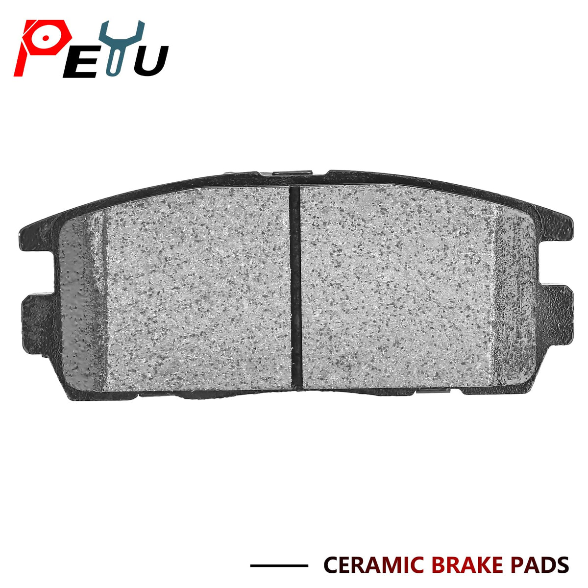 PEYU pad friction surface close-up illustrating consistent braking performance