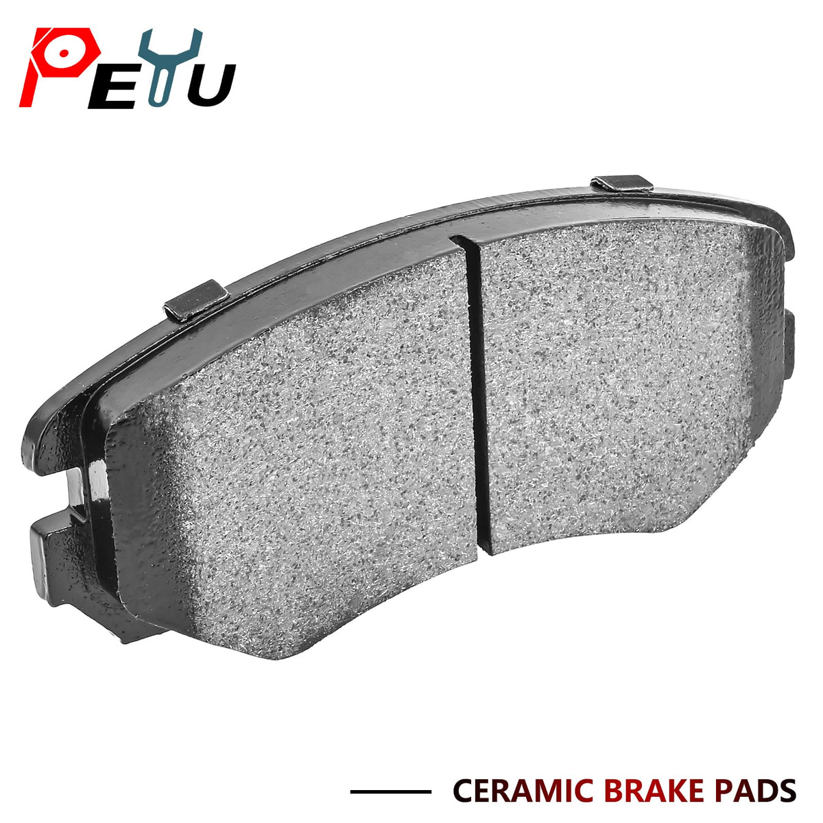 PEYU pad thickness comparison on scale confirming wear limits and replacement timing
