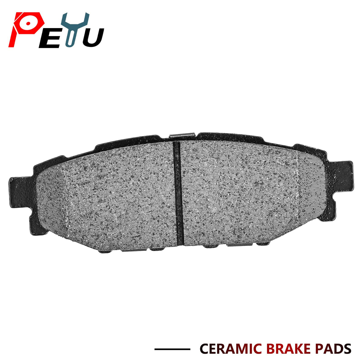 PEYU pad profile showing thickness for wear comparison and longer service life
