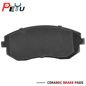 PEYU new pad placed beside old worn pad illustrating restored thickness and safer braking