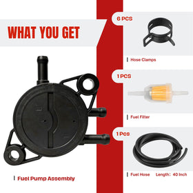 PFVF fuel pump packaging and label showing correct part number for easy identification