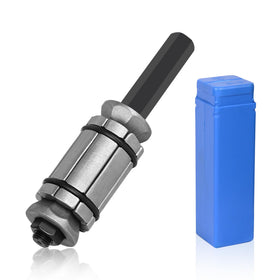 PHATRIP expander front view showing tapered cones and shaft for reliable pipe shaping
