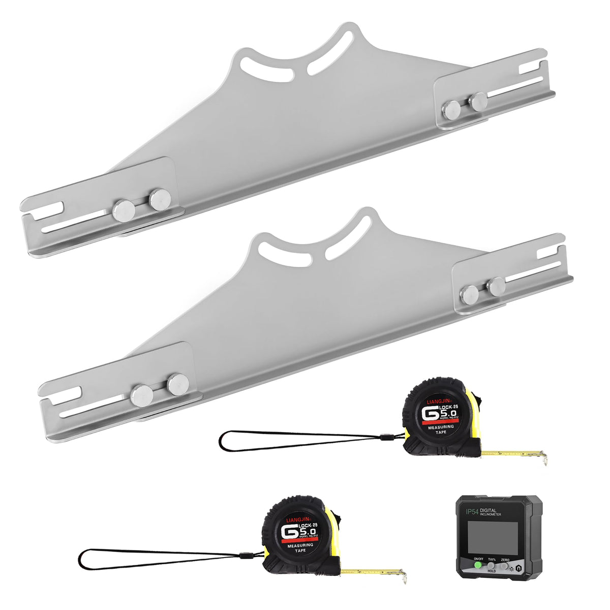PHATRIP toe plates front view showing robust construction and stable reference
