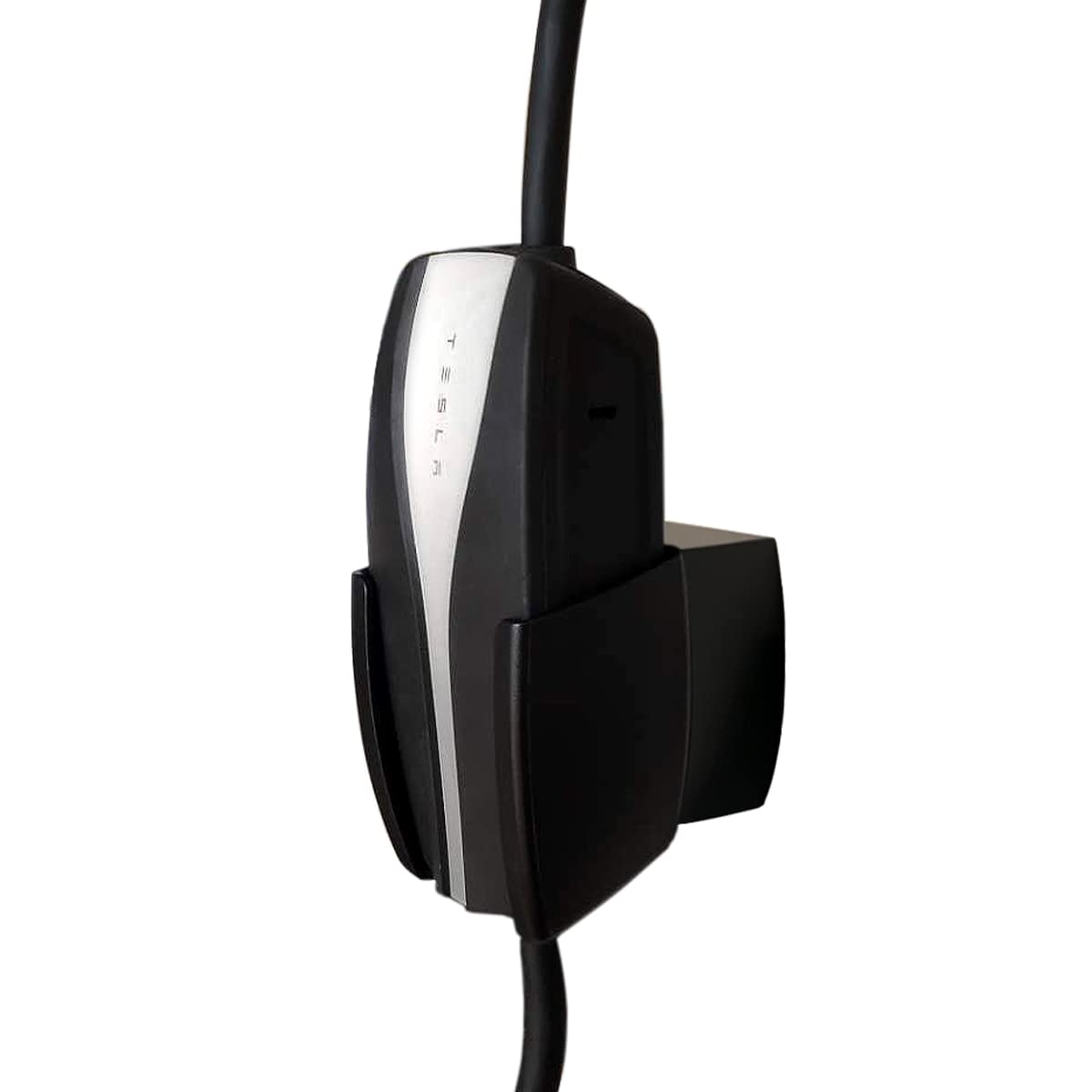 PHEOKER mounted kit in garage showing organized charging area