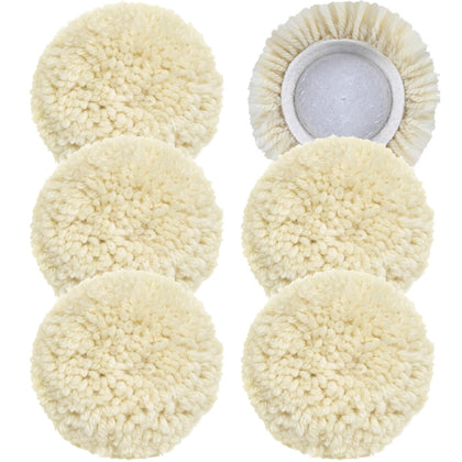 phepetroll front packaging showing six 3-inch wool pads and contents benefit: clear product identification