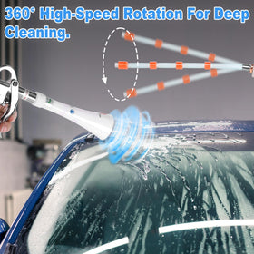 phepetroll detail of the 360-degree rotating hose enabling flexible reach for tight spaces
