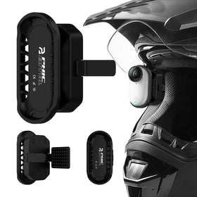 Phicbital front view of mount with camera showing secure fit and stable footage