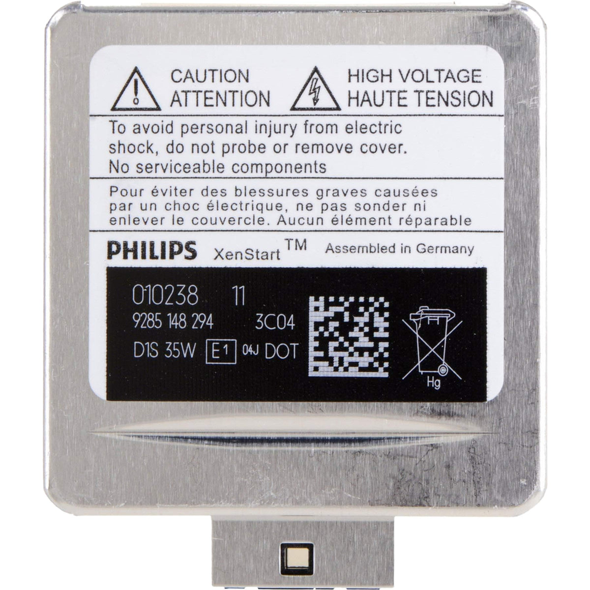 PHILIPS D1S XenStart PK32d-2 base detail for secure OEM fitment