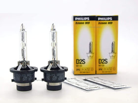 PHILIPS D2S 85122 front packaging showing pair and product labeling for OEM replacement