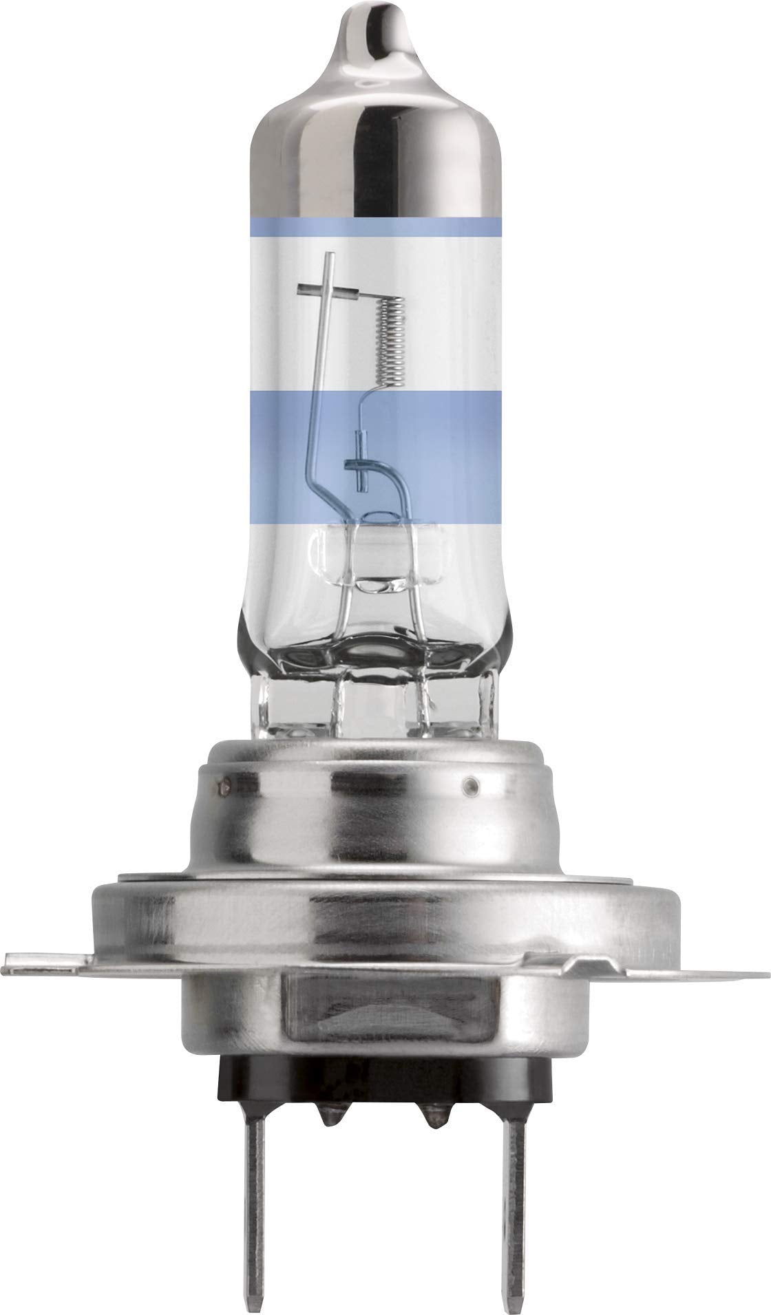 PHILIPS RacingVision GT200 glass detail illustrating coating technology and focused beam