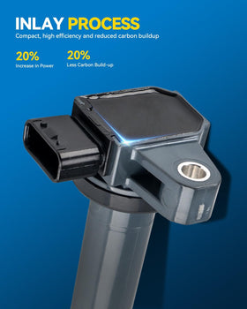 PHILTOP coil pack connector detail showing OE-style plug-and-play fit for easy installation