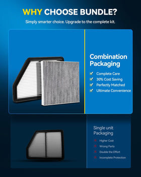PHILTOP engine air filter close-up highlighting pleated media for better protection