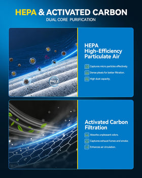 PHILTOP filters next to factory airbox to demonstrate direct OE compatibility