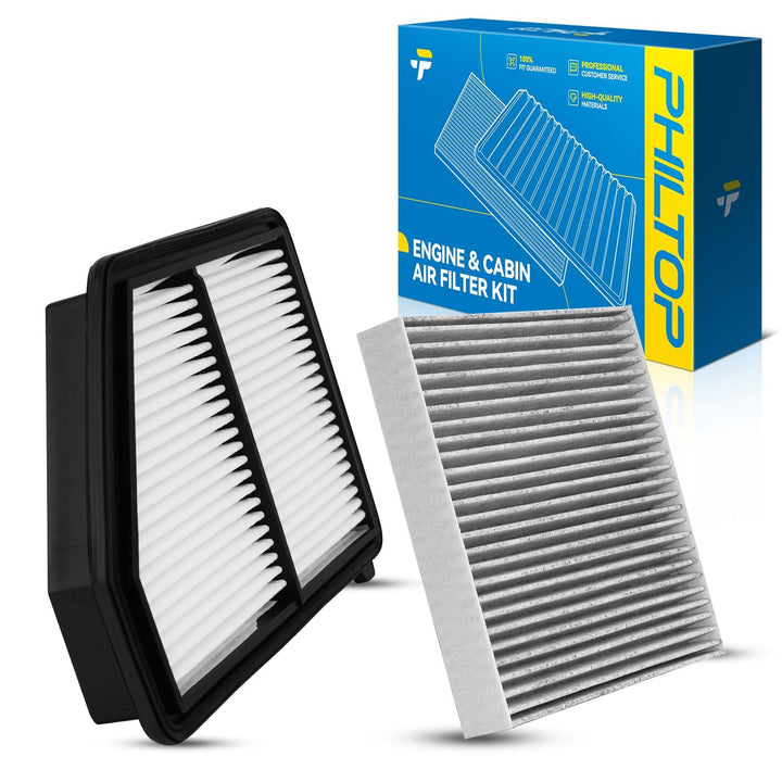 PHILTOP front packaging showing both engine and cabin filters, convenient bundle