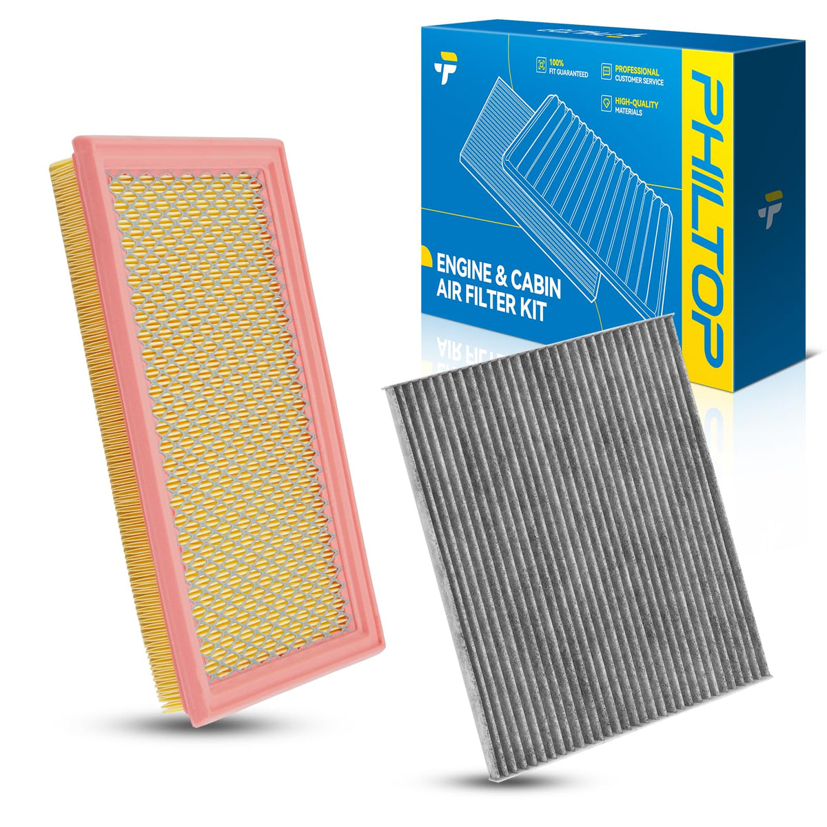 PHILTOP front packaging showing both filters and convenient kit