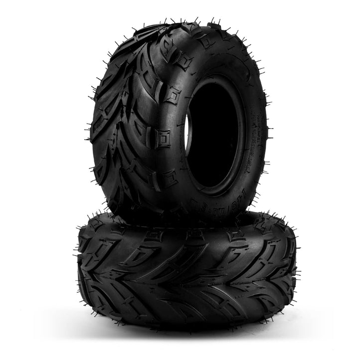 PHILTOP front view showing tire pair and aggressive tread, highlighting improved traction