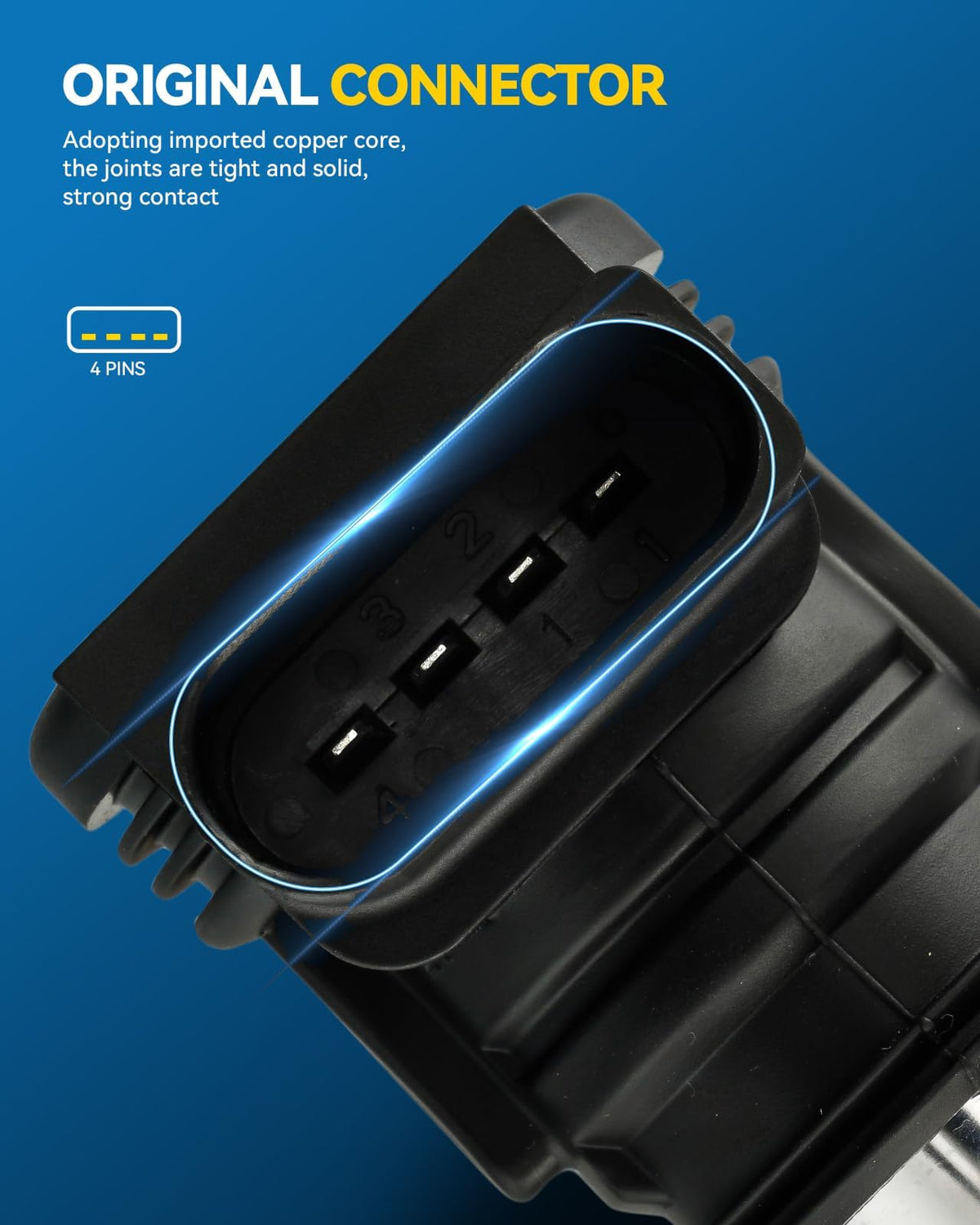 PHILTOP iridium spark plug close-up highlighting durability and longer service life benefit