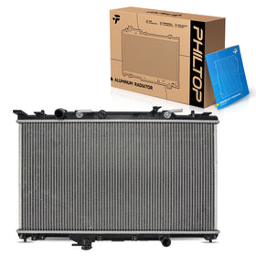 PHILTOP radiator front assembly showing full replacement unit and fitment benefits
