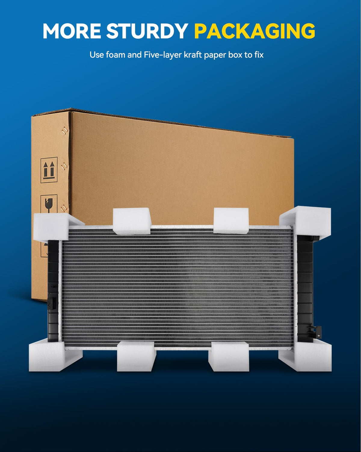 PHILTOP radiator beside ruler showing dimensions and correct scale