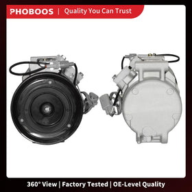 PHOBOOS compressor next to ruler demonstrating accurate size and fitment