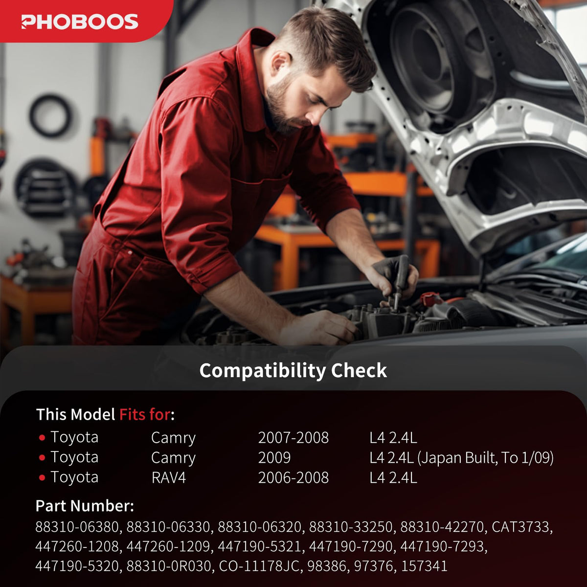 PHOBOOS clutch assembly close-up showing durable construction and easy swap