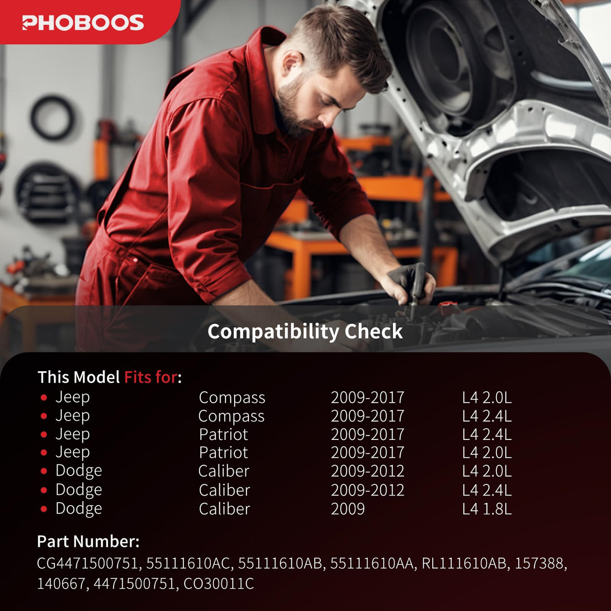 PHOBOOS clutch close-up for reliable engagement and smoother A/C operation