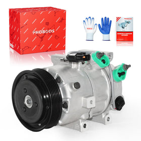 PHOBOOS compressor front view showing mounting points and ready fitment benefit