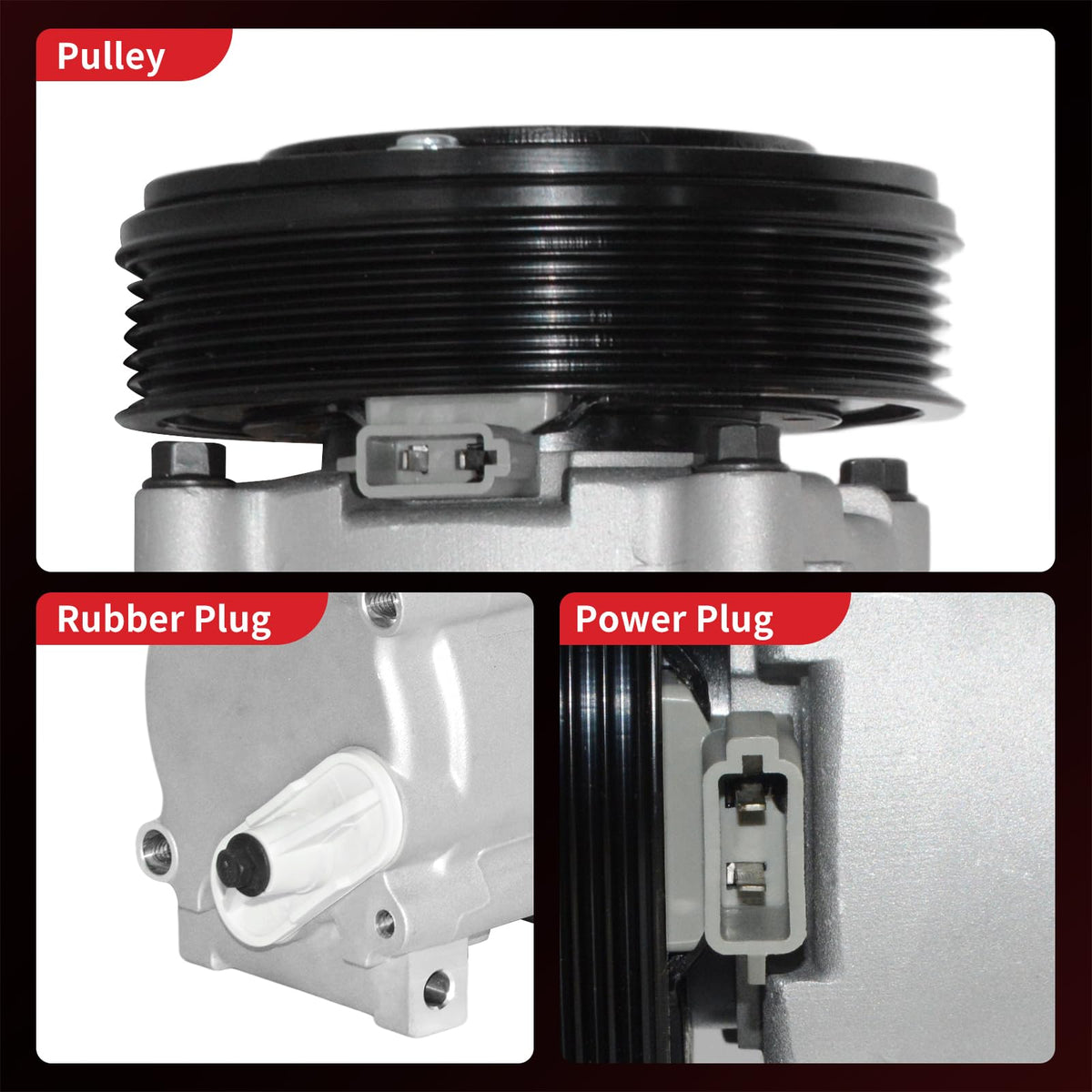 PHOBOOS compressor with included hardware and tools simplifying replacement benefit