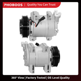 PHOBOOS compressor installed in engine bay demonstrating direct fit