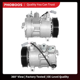 PHOBOOS compressor installed in engine bay demonstrating direct bolt-on advantage