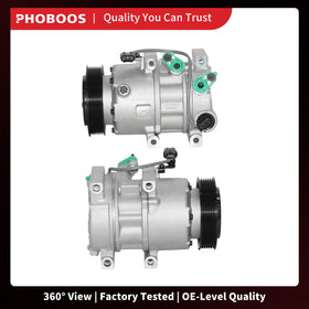 PHOBOOS compressor installed in engine bay demonstrating direct bolt-on benefit