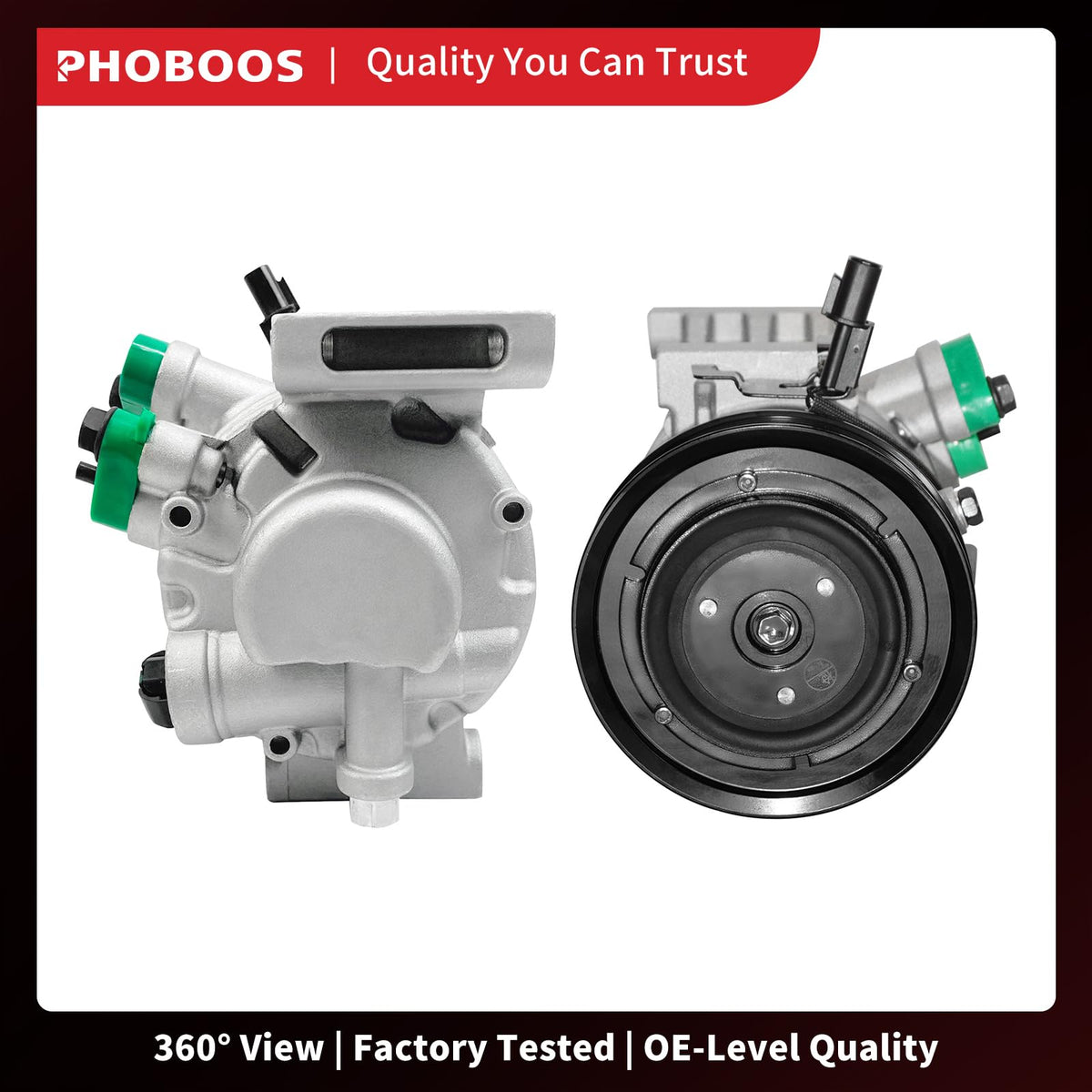 PHOBOOS product label and part numbers showing cross-reference clarity
