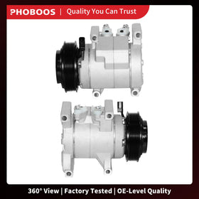 PHOBOOS oil fill port detail showing prefilled PAG46 oil convenience