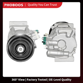 PHOBOOS compressor packaging and included parts showing safe transit protection