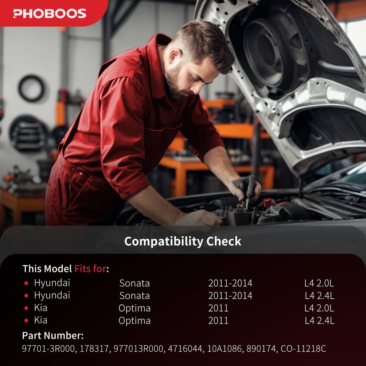 PHOBOOS pulley close-up highlighting six-groove design for reliable belt engagement