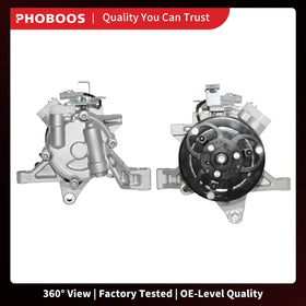 PHOBOOS compressor beside ruler showing dimensions for confident fit confirmation benefit