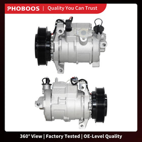 PHOBOOS compressor held in hand showing compact size and simplified replacement