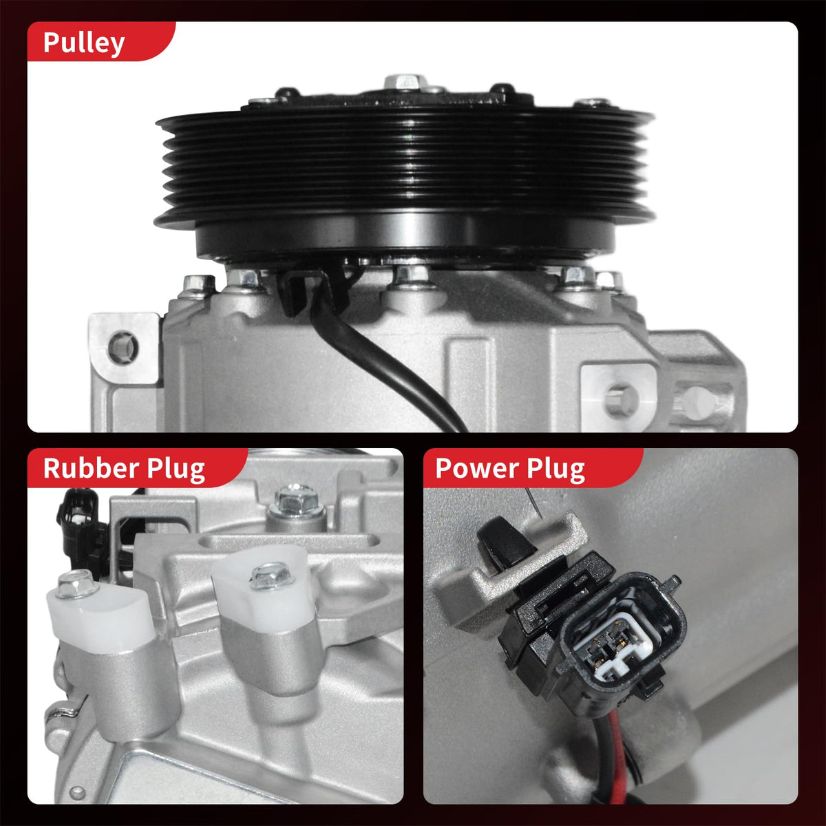 PHOBOOS compressor in roadside repair scene showing dependable cooling restoration benefit