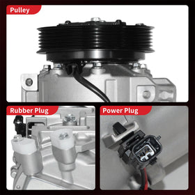 PHOBOOS compressor in roadside repair scene showing dependable cooling restoration benefit