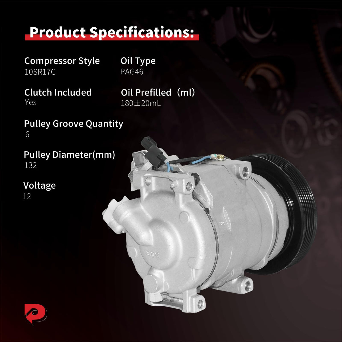 PHOBOOS compressor side profile displaying compact design for straightforward swap