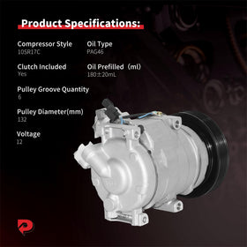 PHOBOOS compressor side profile displaying compact design for straightforward swap