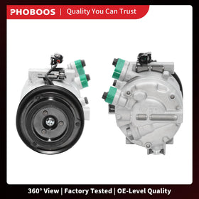 PHOBOOS oil-fill plug detail indicating prefilled PAG46 oil for ready installation benefit